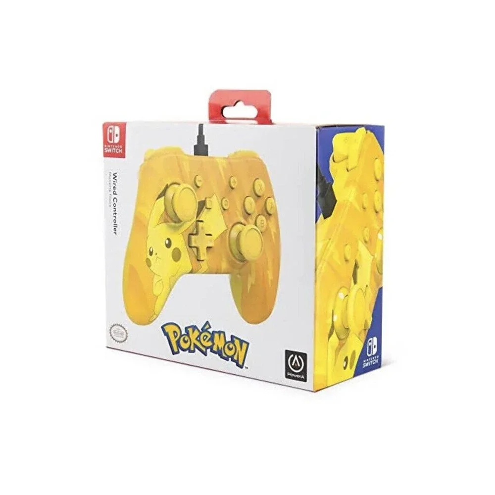 PowerA Wired Controller Nintendo Switch - Pokémon Pikachu Static Gamepad Yellow